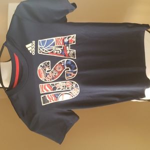 Adidas USA climalite tee size 6
